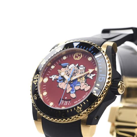 gucci disney pig watch|disney x gucci chinese collection.